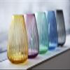 Bitz 25348 Flower Base Vase, D5.5 x H9.1 inches (14 x 23 cm), Blue view 2