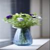 Bitz 25348 Flower Base Vase, D5.5 x H9.1 inches (14 x 23 cm), Blue view 4