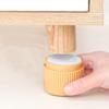 Phitruer 8 Pack Adjustable Round Furniture Risers 2 inch, Self-Adhesive Bed Riser Heavy Duty Furniture Leg Extenders for Bed Sofa Couch Chair Table (Yellow) view 4