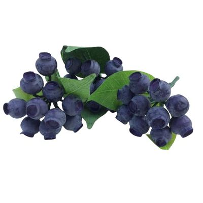 3 Bunches of Artificial Blueberry Fake Fruit Display Home Decor