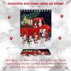 Christmas Express Delivery Red Truck Running Alaskan Malamute Dog Shower Curtain & Bath Mat Combo - Bathroom Decor Plush Rug Mat Polyester Bathtub Curtain Screens, BM 20''x 32'', SC 69"x84" view 4
