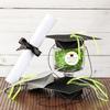 2" Gold Graduation Thank You Stickers, 50 Congrats Grad Party Round Favor Sticker Labels. view 4