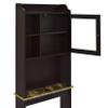 SECARUS Over The Toilet Home Bathroom Organizer with Door Freestanding Wooden Space-Saving Heavy view 3