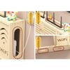 Floating WiFi Router Storage Box Wall Mounted Router Box for Desktop,Storage Box Floating Shelf for Set-Top Box Router TV Box Shelf Wall Storage Box (Size : 71 * 11.5 * 24cm, Style : B) view 4