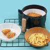 Air Fryer Disposable Paper Liner Non-stick Disposable Air Fryer Liners Food Grade Parchment Paper Round Baking Paper for Air Fryer Oil-proof Water-proof for Baking Roasting Microwave (100pcs-7.9in) view 4