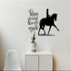 Horse Wall Decal, Horse Quote Decal,Dressage Decal, Inspirational Quote, Horse Sticker, Horse Quote, English Horse Decal, Wall Decal, Eventing view 3
