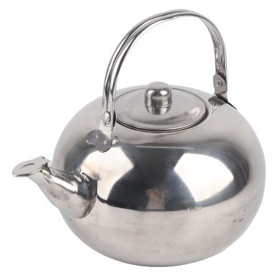 Stainless Steel Teapot with Infuser, Metal Tea Pots for Stove Top Tea Kettle for Home with Lid and Handle for Loose Leaf Tea Bags(M)