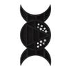 BESTOYARD Floating Shelves Moon Phase Crystal Shelf Small Gothic Wood Art Small Plant Stand Shelf Countertop Moon Crystal Stone Organizer Stand for Home Bedroom Shop Display Shelf view 1