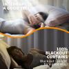 YoungsTex Beige Linen Blackout Curtains 84 Inch Length for Living Room, Thermal Insulated Winter Drapes with Grommet Room Darkening Thick Privacy for Bedroom Windows, 2 Panels, 52 X 84 Inch view 2