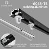 ACMEART Ceiling Curtain Track,Hidden Ceiling Track for Curtains,Room Divider Curtain Rod,Ceiling Track Set with Silent Rollers for Living Room/Bedroom/Shower Room(Customized size,White) view 2
