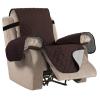 YSLJW Recliner Cushion, Polyester Recliner Cover Couch Cover Sectional Sofa Slipcover Armchair Cover (Color : Coffee, Size : S-1) view 1