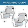YSLJW Recliner Cushion, Polyester Recliner Cover Couch Cover Sectional Sofa Slipcover Armchair Cover (Color : Coffee, Size : S-1) view 2