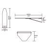 39.3"x12" Wall-Mounted Ironing Board Steam Iron Rest Foldable Ironing Station for Small Space view 4
