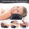 Noverlife Medium Leg Bolster for Massage Table, 21 x 6 x 3 in PU Leather Massage Bolsters with Strap Handle Half Moon Bolster Pillow, Semi-Round Ankles Leg Pain Relief Knee Bolster Cushion for Back view 3