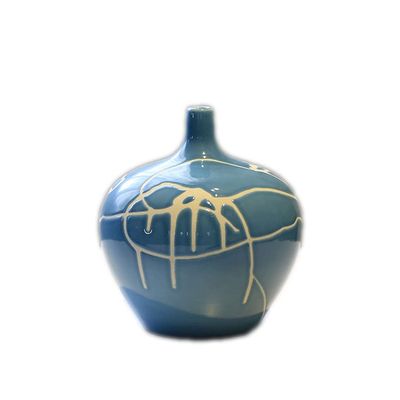 CBXC Vases Vase Handmade Ceramics Vases Creative Countertops Hydroponic Plants Flower Bottle Home Office Indoor and Outdoor Decoration Beautifully Decorated (Size : 18x20cm)
