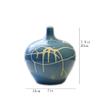 CBXC Vases Vase Handmade Ceramics Vases Creative Countertops Hydroponic Plants Flower Bottle Home Office Indoor and Outdoor Decoration Beautifully Decorated (Size : 18x20cm) view 2