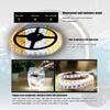 GZPFDQ Wall Mounted LED Illuminated Bathroom Mirror with Touch Button,Round Backlit Vanity Makeup Mirror,Warm/Day/White Light Dimmable,IP44 Waterproof (Color : B, Battery *1 : 40CM/16INCH) view 3