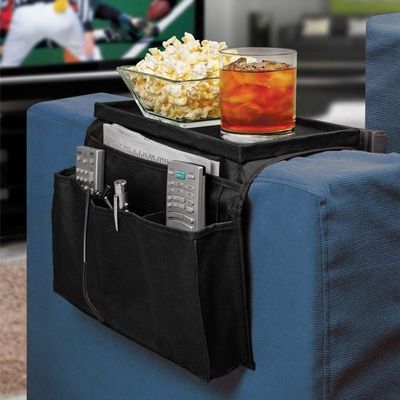 MioCloth Sofa Armrest Organizer, Waterproof Armrest Cover Couch Recliner Chair Arm Caddy TV Remote Control Storage Pocket Organizer Armrest Cover Space Saver Organizer Sofa Side Pouch Bag
