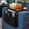 MioCloth Sofa Armrest Organizer, Waterproof Armrest Cover Couch Recliner Chair Arm Caddy TV Remote Control Storage Pocket Organizer Armrest Cover Space Saver Organizer Sofa Side Pouch Bag view 1