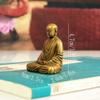 KKNH Buddha Statue Buddha Statues Brass Mini Buddha Statue Figurines Meditation Decor Spiritual Zen Buddha Yoga Zen Decor 1.85 Inches Great Meditation Gift view 2