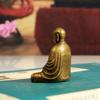 KKNH Buddha Statue Buddha Statues Brass Mini Buddha Statue Figurines Meditation Decor Spiritual Zen Buddha Yoga Zen Decor 1.85 Inches Great Meditation Gift view 4