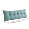 Bedside Cushion Headboard Pillow Reading Cushion Headboard Bedside Cushion Reading Pillow Bed Backrest Upholstered Cushion Pillow for Reading in Bed Sofa Pillow headboard view 2
