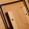 Bamboo Bookshelf Adjustable Podium Fixed Recipe Reading Table Portable [5-Level Angle Adjustment] Reading Table Temperature Folding Light and Movable,28x20cm view 4
