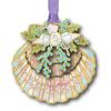 Beacon Design Sea Shell Collage Ornament, Tree Decoration for Coastal Beach Summer Retirement view 1