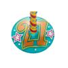 Enesco Designs by Lolita Happy 21st Birthday Hand-Painted Artisan Wine Glass, 15 Ounce, Multicolor view 4