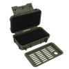 Alomejor Tool Case Camping Dryed Box Sealed Case ABS Storage Toolbox for Outdoor(Double Box, Army Green) view 3