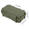 Alomejor Tool Case Camping Dryed Box Sealed Case ABS Storage Toolbox for Outdoor(Double Box, Army Green) view 4
