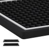Bar Mat for Cocktail and Coffee Bar 6" x 12" Rubber Bar Service Spill Mat for Cocktail Bartender Coffee Bar or Countertop Mats Glass Drying Mat (Black) view 1