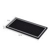 Bar Mat for Cocktail and Coffee Bar 6" x 12" Rubber Bar Service Spill Mat for Cocktail Bartender Coffee Bar or Countertop Mats Glass Drying Mat (Black) view 2