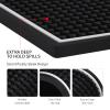 Bar Mat for Cocktail and Coffee Bar 6" x 12" Rubber Bar Service Spill Mat for Cocktail Bartender Coffee Bar or Countertop Mats Glass Drying Mat (Black) view 4