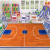 champion rugs Basketball Court Sports Theme Area Rug for Teens Bedroom, Kids Playroom or Classroom Accent Rug (8 X 10) view 1