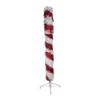 Kurt S. Adler 4-Foot Unlit Red and White Tinsel Candy Cane view 4