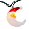 Kurt S. Adler UL 10-Light Santa Moon Face Light Set view 4