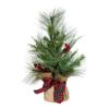 18-Inch Berries and Plaid Ribbon Green Tree view 1