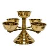 Bhimonee Decor Pure Brass 5-Faced Panchadeep Bhadradeepam | Akhand Jyothi Diya for Pooja & Home Temple (1.75 Inches, Pack of 1) view 3