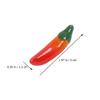 6pcs Ceramic Pepper Shaped Chopsticks Rest Holder Creative Tableware Rack for Unique Dining Decoration for Home and Restaurant Random Style view 3