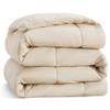 All Star Linen Full Comforter Beige Comforters Full (90'' x 90'') Duvet Insert with Corner Tabs 3 Piece view 1