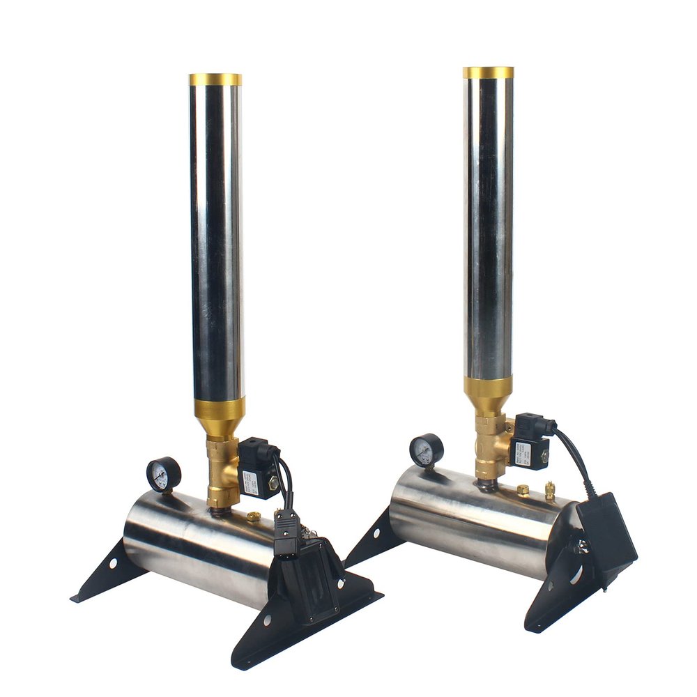 2pcs Confetti Machine Salute Machine Ribbon Machine Wedding Color Paper Jet+Remote for Concerts, Parties, and Special Events 150w Jet Height: 4-5 Meter