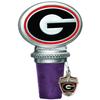 2021-2022 National Champions Georgia Bulldogs Bottle Stopper, red | Bottle Topper for Wine, Liquor | Expertly Crafted Pewter Reusable Wine Cork with Gift Box view 1