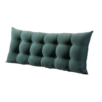Bedside Cushion Cotton Cushion Headboard Bed Cushion for Headboard and Reading Bedside Cushion Sofa Cushion Long Pillow for Bed Headboard Pillow headboard (Color : Blue, Size : 100X60cm)
