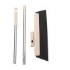 Zerodeko Portable Household Floor Wiper for Cleaning Khaki Ergonomic Design for Bathroom Kitchen and Balcony Use and Space-Saving Cleaning Tool view 1