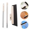 Zerodeko Portable Household Floor Wiper for Cleaning Khaki Ergonomic Design for Bathroom Kitchen and Balcony Use and Space-Saving Cleaning Tool view 4