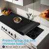 AECHY Silicone Mats for Kitchen Counter 47"x23.6"x0.08, Largest Heat Resistant Mat Shipped Rolled Up Kitchen Island Silicone Countertop Protector Mat Nonslip Extra Large Counter Mat, Black view 4