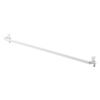 Yamazaki 5619 Indoor Clothes Drying Hanger Bar, White, Approx. W 26.6 x D 2.2 x H 2.8 - 2.8 inches (67.5 x 5.5 x 5 - 7 cm), Includes Screws, Tower, Hanging on the Cabin and Screws, Laundry Drying view 1