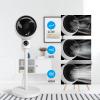 Simple Deluxe Circulating Stand Fan for Home Bedroom with Remote,Standing Fans Ocillation 70,Pedestal Fan 3 Speeds,3 Modes,15Hour Timing,LED Display,for Indoor,Bedroom and Home Office,7 Inch,White view 4