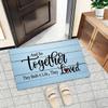 FISENAG Together They Built A Life They Loved Welcome Mats for Front Door,Family Door Mat for Home Decor, Housewarming Gifts view 2